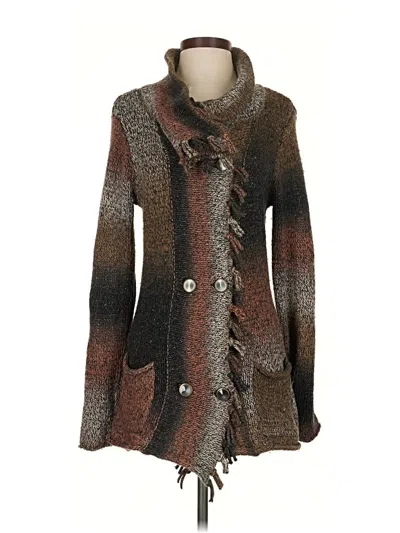 Pre-owned Cabi Cardigan Sweater In Brown