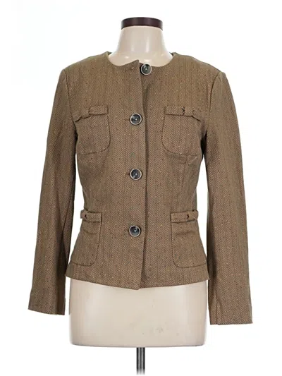 Pre-owned Cabi Cardigan Sweater In Brown