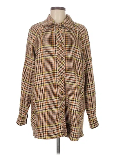 Pre-owned Cabi Cardigan Sweater In Brown