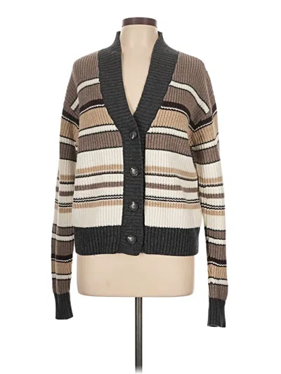 Pre-owned Cabi Cardigan Sweater In Brown