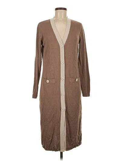 Pre-owned Cabi Cardigan Sweater In Brown