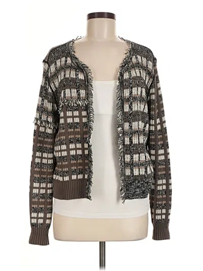 Pre-owned Cabi Cardigan Sweater In Brown