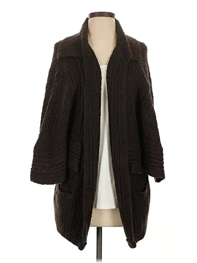 Pre-owned Cabi Cardigan Sweater In Brown