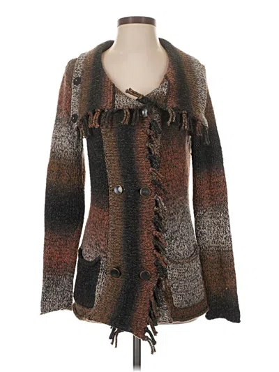 Pre-owned Cabi Cardigan Sweater In Brown
