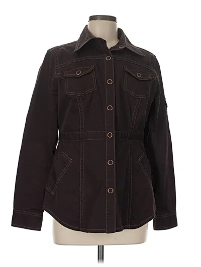 Pre-owned Cabi Cardigan Sweater In Brown