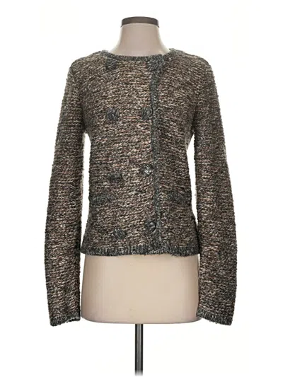 Pre-owned Cabi Cardigan Sweater In Brown