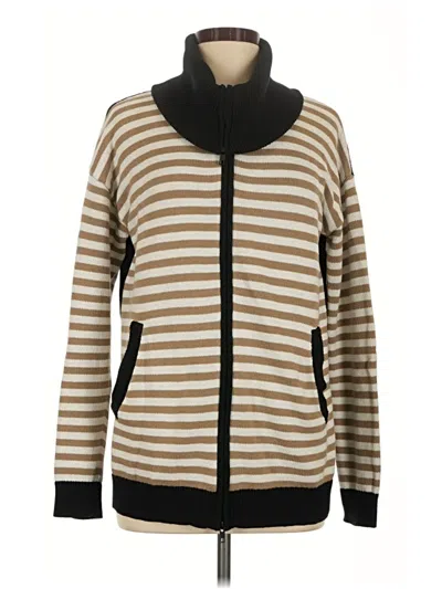 Pre-owned Cabi Cardigan Sweater In Brown