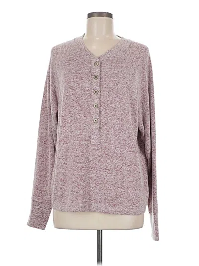 Pre-owned Cabi Cardigan Sweater In Burgundy