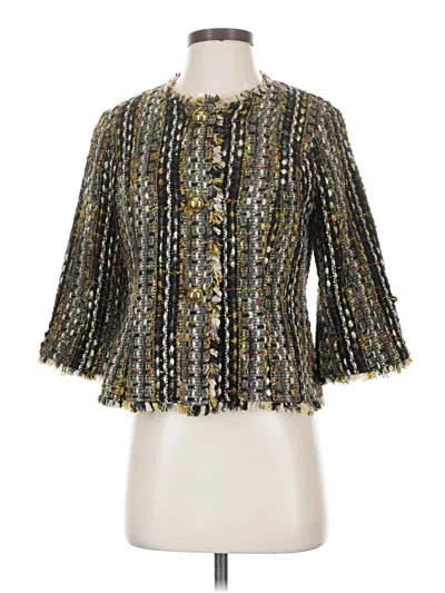Pre-owned Cabi Cardigan Sweater In Gold
