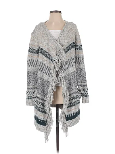 Pre-owned Cabi Cardigan Sweater In Gray