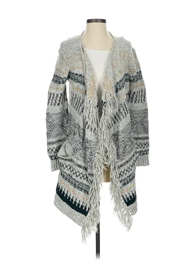 Pre-owned Cabi Cardigan Sweater In Gray