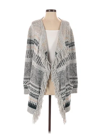 Pre-owned Cabi Cardigan Sweater In Gray
