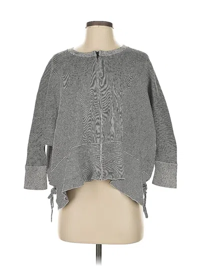 Pre-owned Cabi Cardigan Sweater In Gray