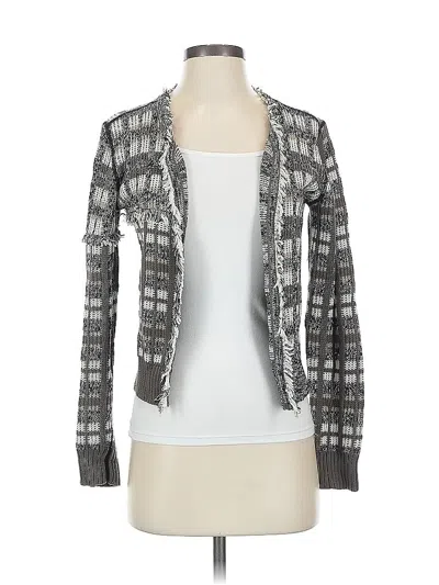 Pre-owned Cabi Cardigan Sweater In Gray