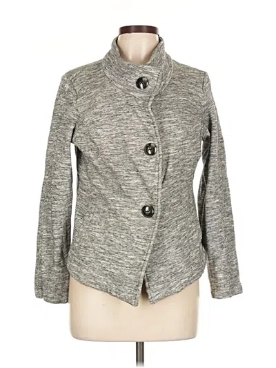 Pre-owned Cabi Cardigan Sweater In Gray