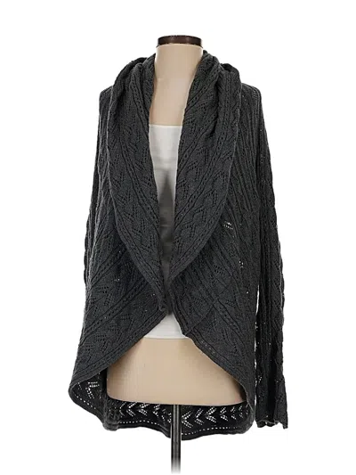 Pre-owned Cabi Cardigan Sweater In Gray