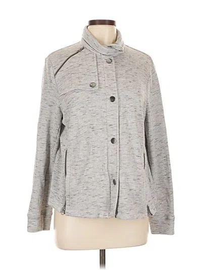 Pre-owned Cabi Cardigan Sweater In Gray