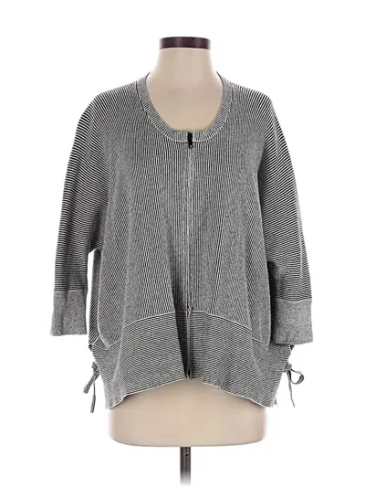 Pre-owned Cabi Cardigan Sweater In Gray