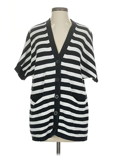 Pre-owned Cabi Cardigan Sweater In Gray