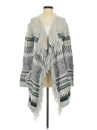 Pre-owned Cabi Cardigan Sweater In Gray