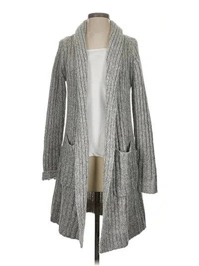 Pre-owned Cabi Cardigan Sweater In Gray