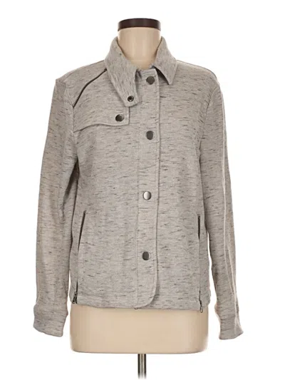 Pre-owned Cabi Cardigan Sweater In Gray