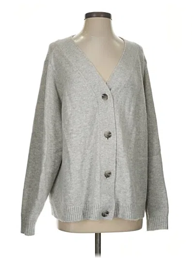 Pre-owned Cabi Cardigan Sweater In Gray