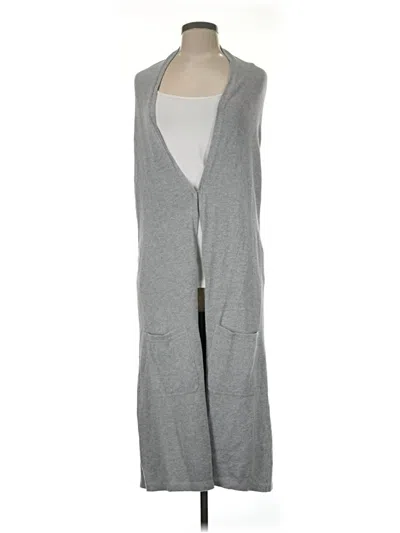 Pre-owned Cabi Cardigan Sweater In Gray