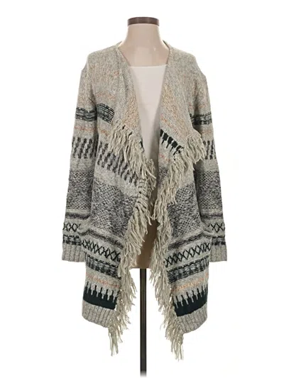 Pre-owned Cabi Cardigan Sweater In Gray
