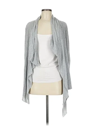 Pre-owned Cabi Cardigan Sweater In Gray