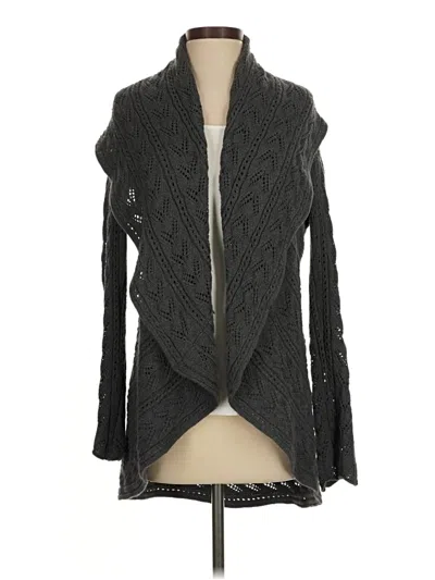 Pre-owned Cabi Cardigan Sweater In Gray