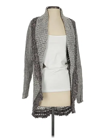 Pre-owned Cabi Cardigan Sweater In Gray