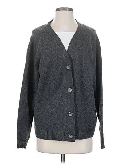 Pre-owned Cabi Cardigan Sweater In Gray