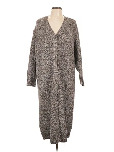 Pre-owned Cabi Cardigan Sweater In Gray