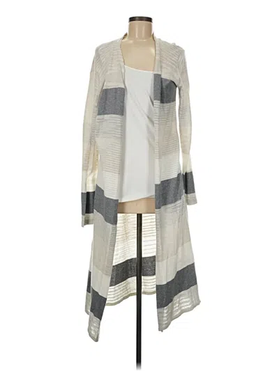 Pre-owned Cabi Cardigan Sweater In Gray