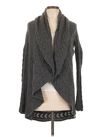 Pre-owned Cabi Cardigan Sweater In Gray