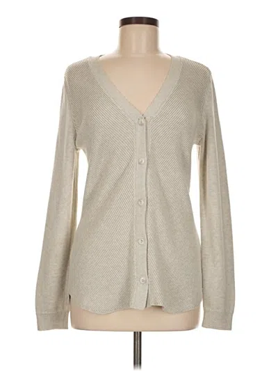 Pre-owned Cabi Cardigan Sweater In Gray