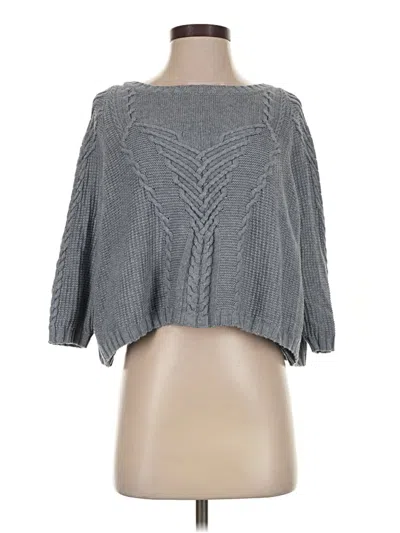 Pre-owned Cabi Cardigan Sweater In Gray