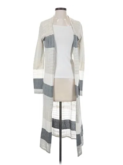 Pre-owned Cabi Cardigan Sweater In Gray
