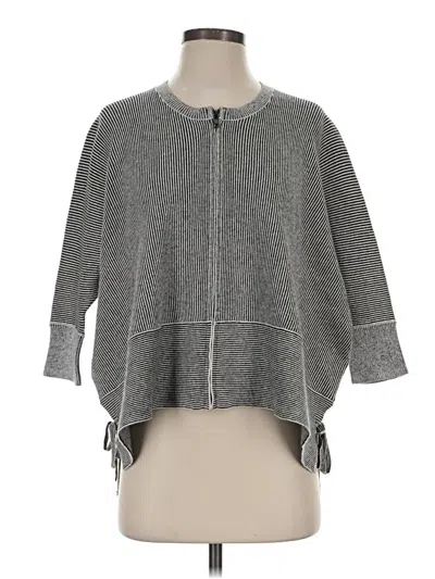 Pre-owned Cabi Cardigan Sweater In Gray