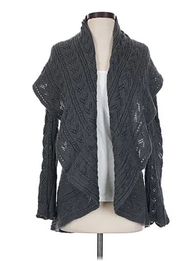 Pre-owned Cabi Cardigan Sweater In Gray