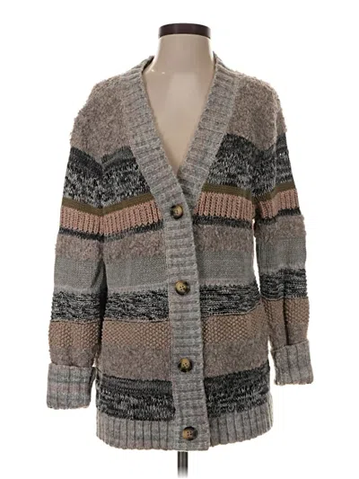 Pre-owned Cabi Cardigan Sweater In Gray