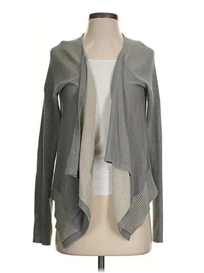 Pre-owned Cabi Cardigan Sweater In Gray
