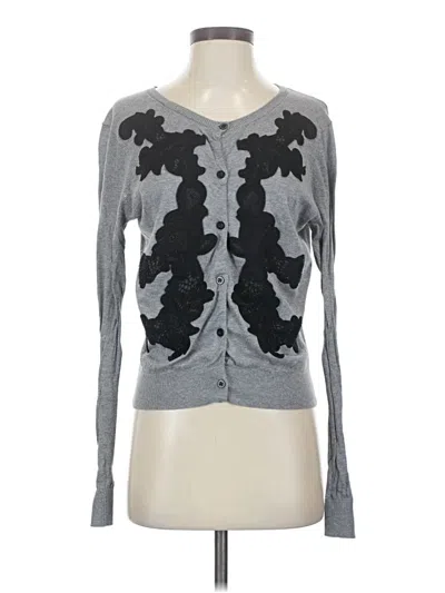 Pre-owned Cabi Cardigan Sweater In Gray