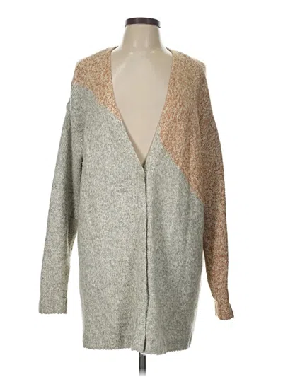 Pre-owned Cabi Cardigan Sweater In Gray