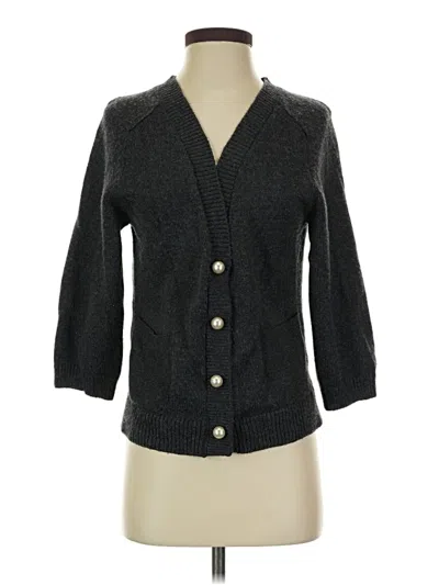 Pre-owned Cabi Cardigan Sweater In Gray