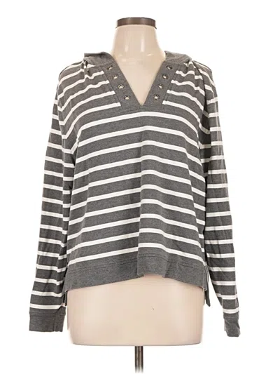 Pre-owned Cabi Cardigan Sweater In Gray