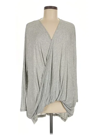 Pre-owned Cabi Cardigan Sweater In Gray