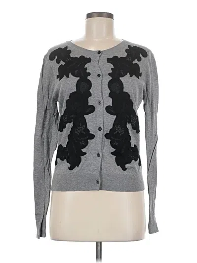 Pre-owned Cabi Cardigan Sweater In Gray