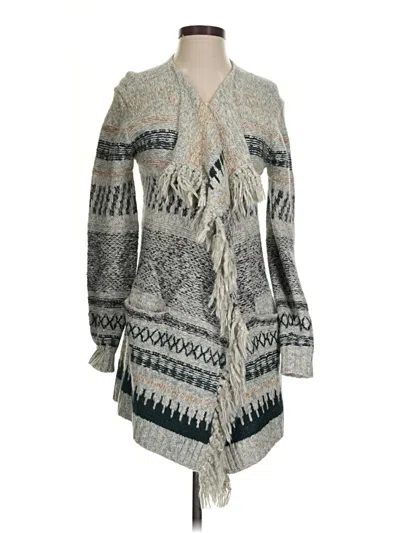 Pre-owned Cabi Cardigan Sweater In Gray